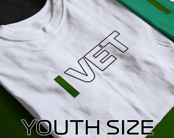 Youth Vet Racing Initials Tee
