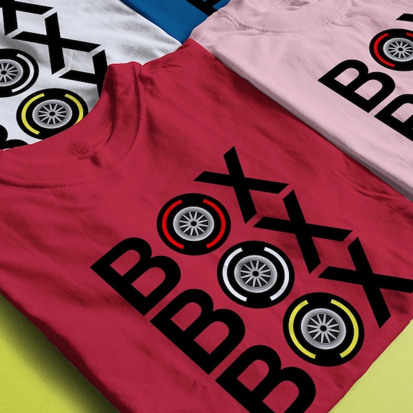 BOX BOX BOX Shirt, Formel 1 Tshirt, F1 Merch, Boxengasse