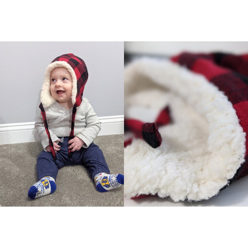 Baby / Toddler Hat With Ear Flaps Winter Hat Fleece / Sherpa Winter