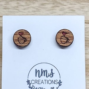 Coffee cup / tea cup earrings