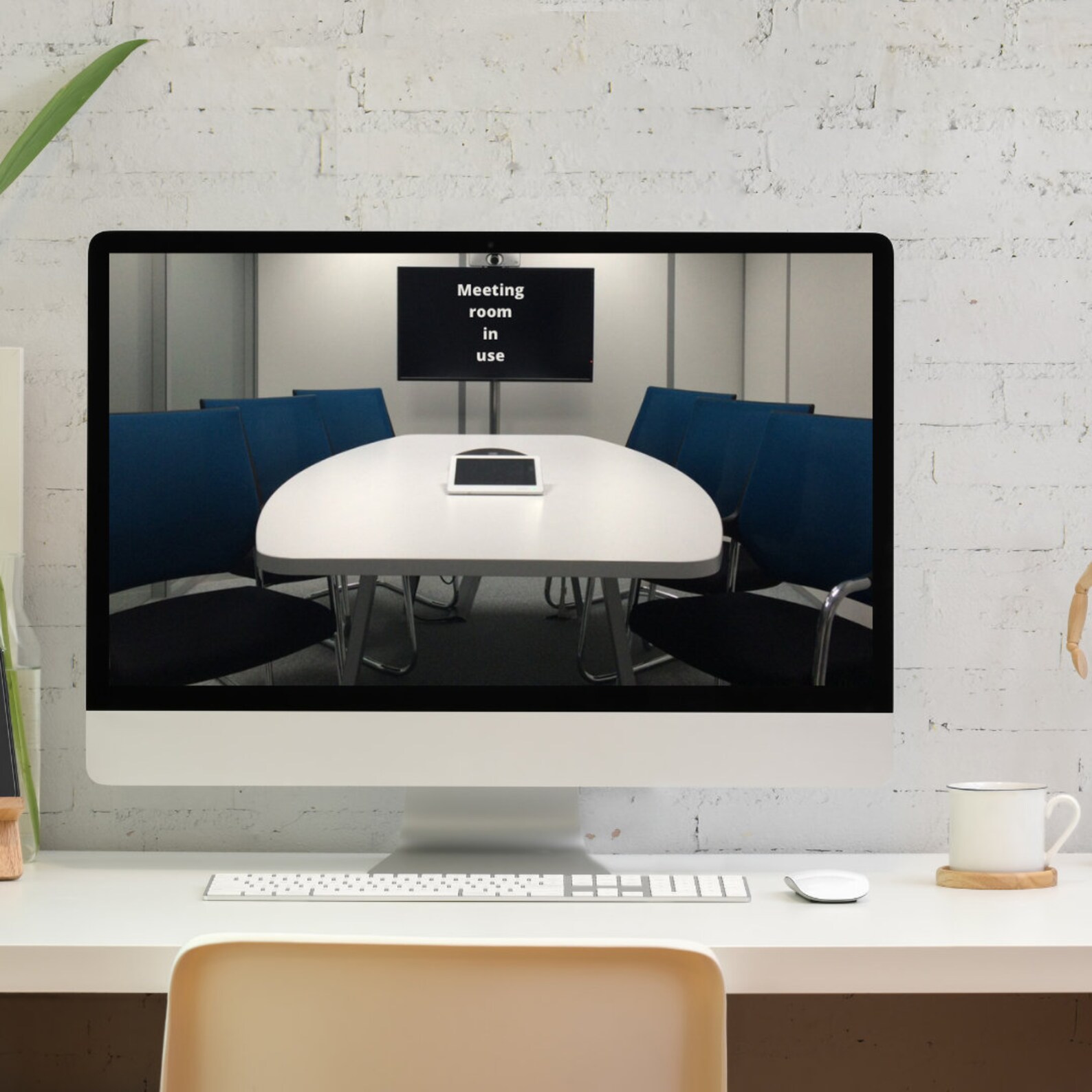 Meeting Room Zoom Background Office Online Meeting Wallpaper Etsy