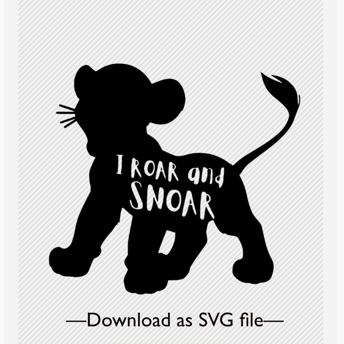 Roar and snoar lion cub svg Cute Baby onesie vector file ...