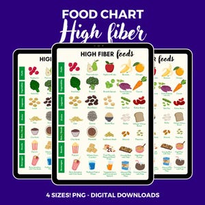 High Fiber Foods List, High Fiber Food Chart, Fiber Foods Guide, High Fiber Meal Plan, Fiber Nutrition List, Low Carb Dietary Fiber Sources