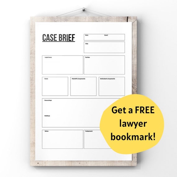 Law school aids case brief template law school case brief etsy ireland