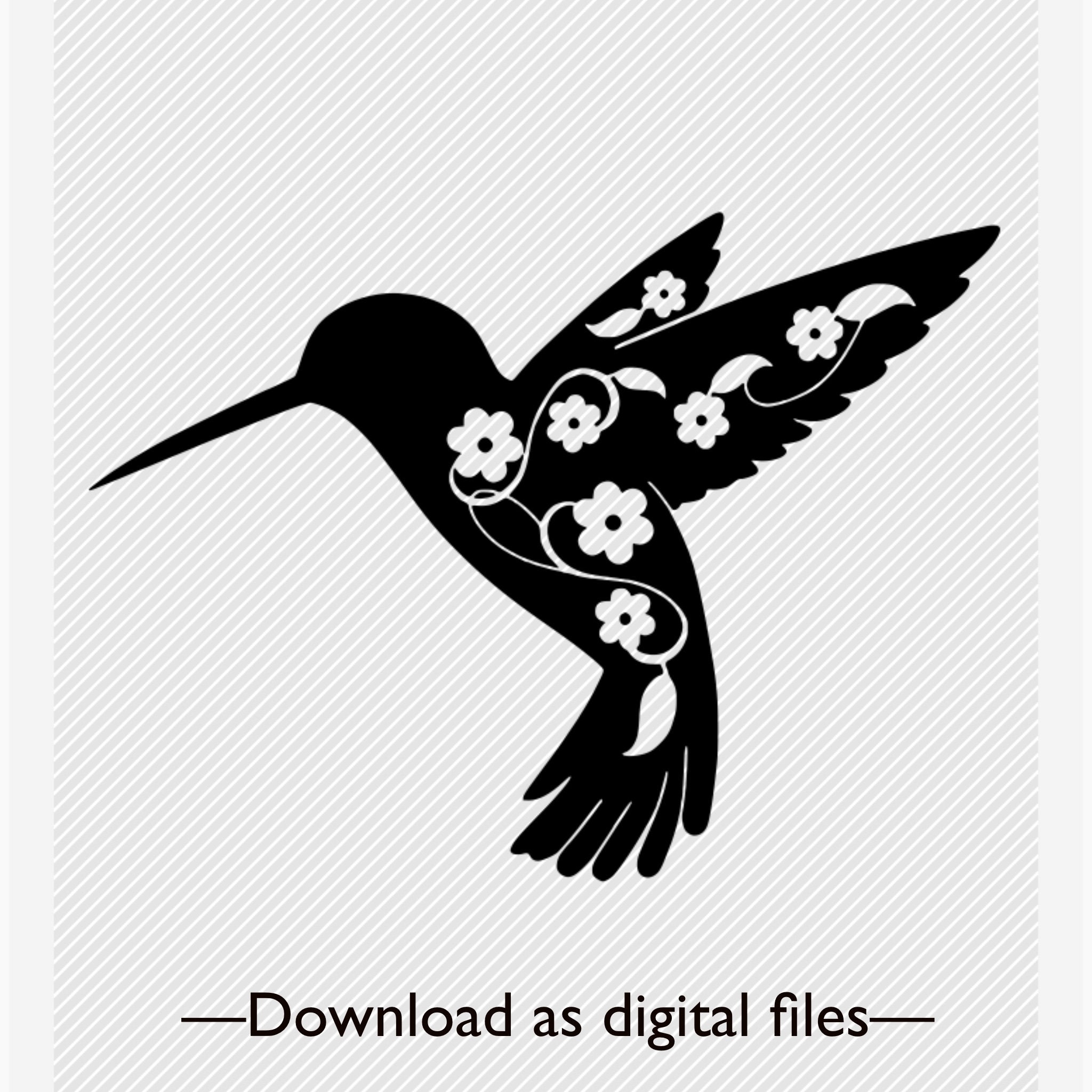 Hummingbird Svg Vector File Cricut Beautiful Bird Instant Etsy | My XXX