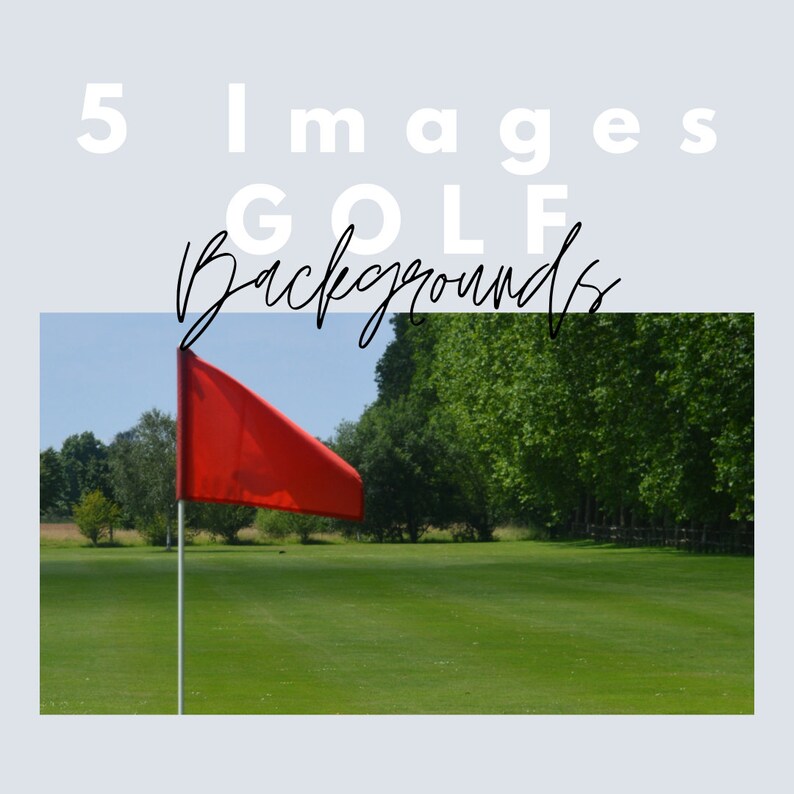 Golf courses Zoom backgrounds Virtual remote meeting Etsy