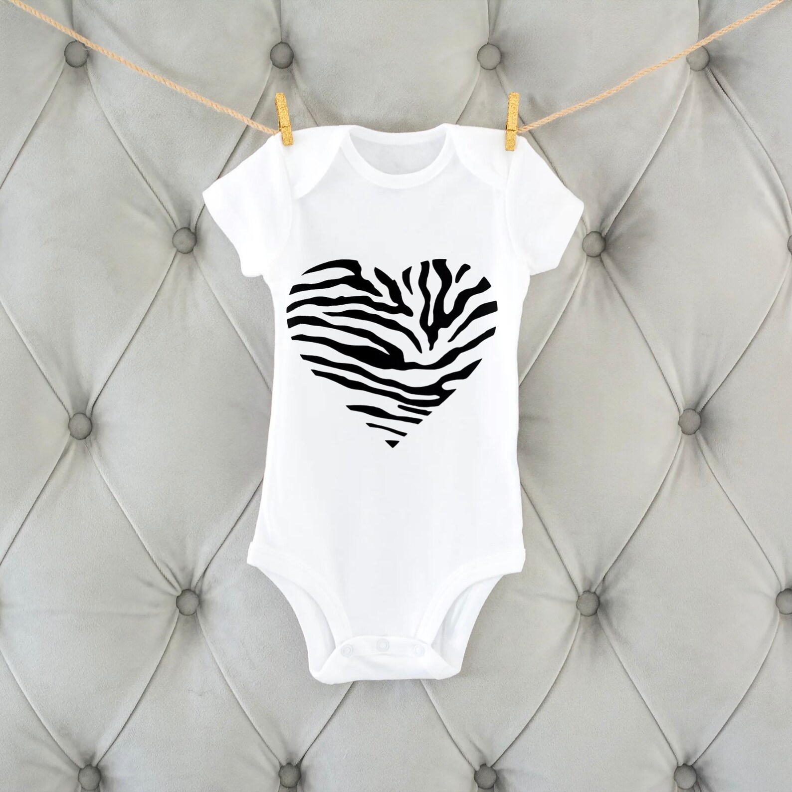 Download Zebra heart svg Zebra skin pattern svg vector file | Etsy