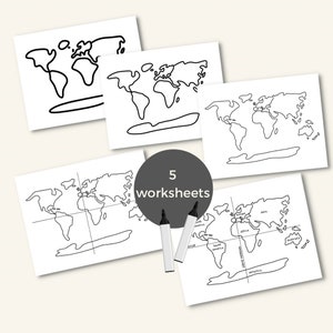 Weltkarte Umriss einfach, Zyklus 2 Geographie, Weltkarte Umriss Klassenzimmer Aktivitäten, Homeschooling Vorlagen, 1sr Klasse Arbeitsblätter