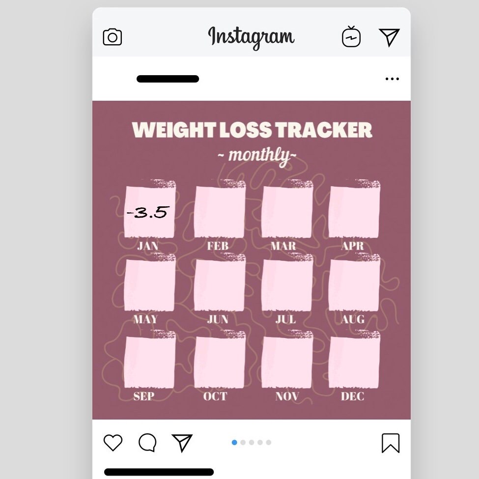 Weight loss tracker template instagram 2019 istfeti Weight loss tracker template instagram 2019 istfeti