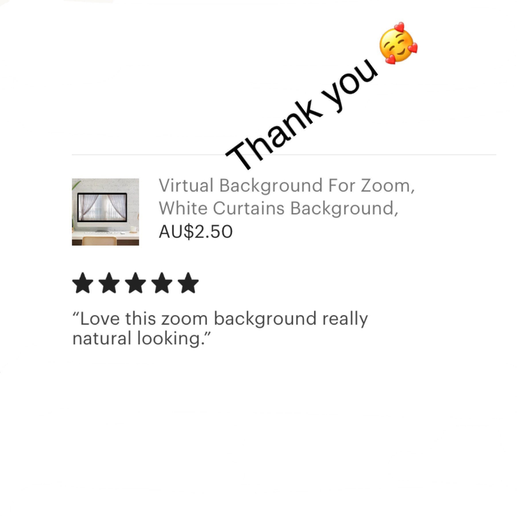 Virtual Background for Zoom, White Curtains Background, Digital