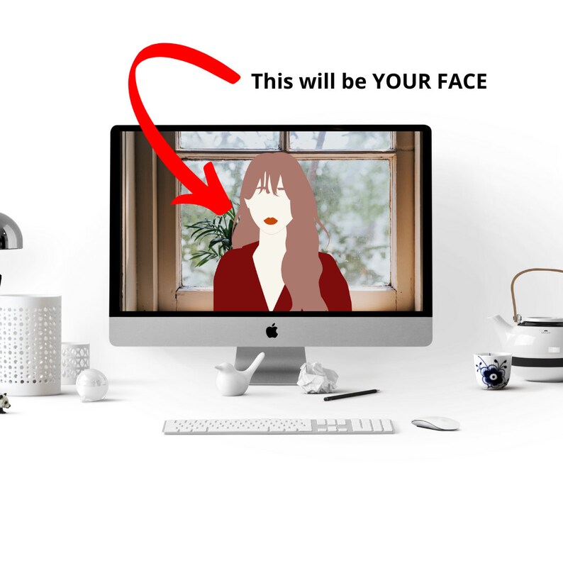 Zoom Background Window Garden Backdrop Virtual Background Etsy Canada