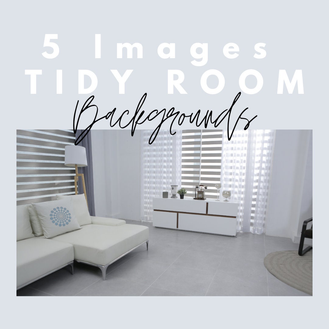 Neutral Zoom Backgrounds Screensaver Tidy Nice Room Etsy Canada