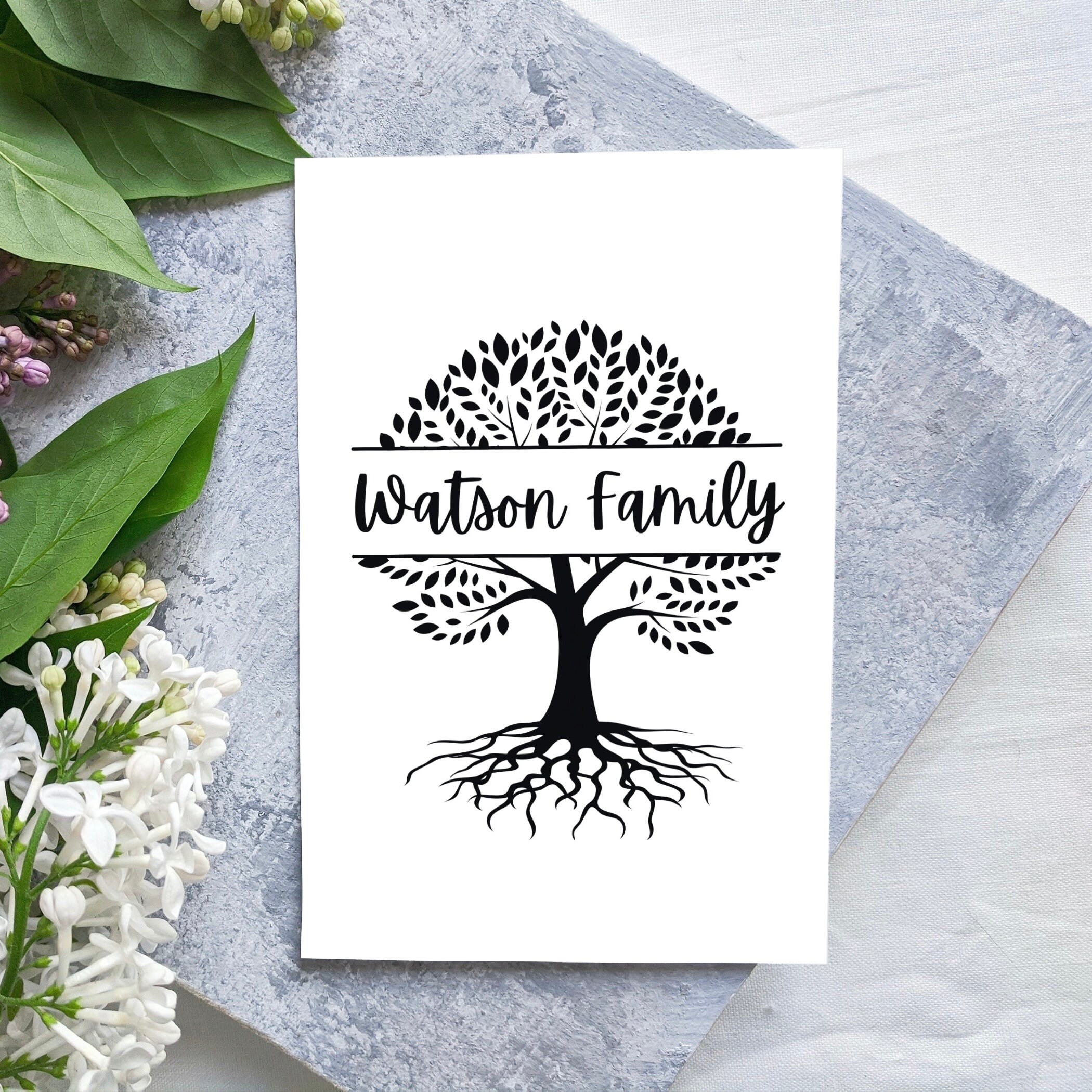 Download Split monogram family tree svg Family tree roots svg ...