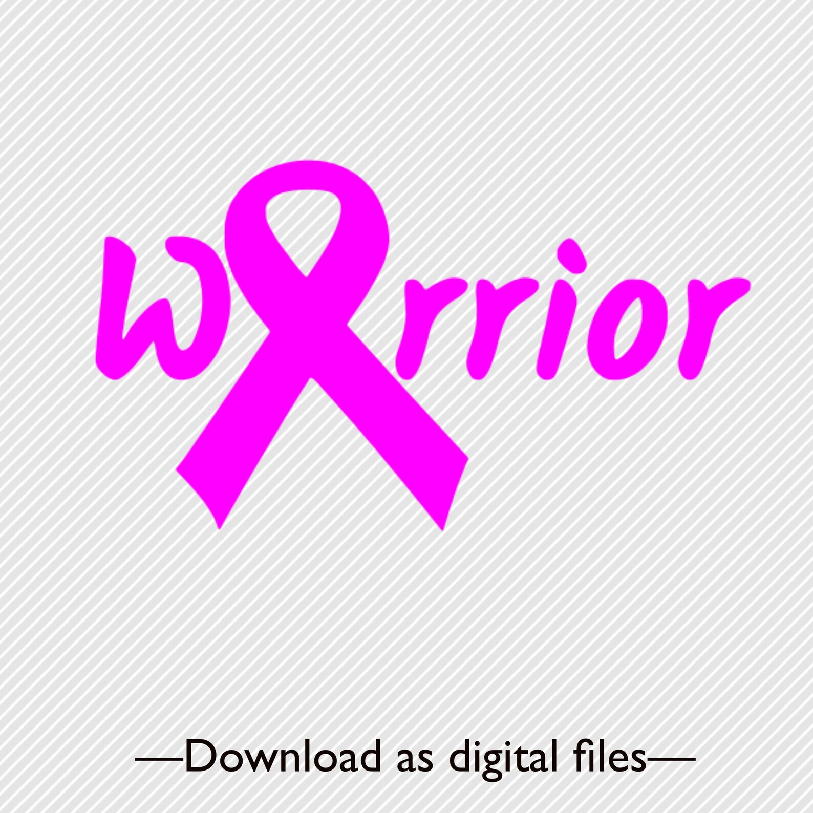 Warrior Ribbon Svg Breast Cancer Svg Awarness Hope Survivor Etsy