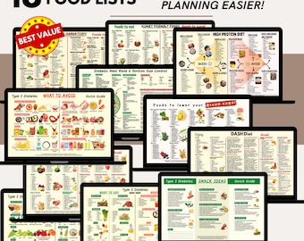 Ultimate Food List Bundle: 20-in-1 Nutrition Guide (PDF)