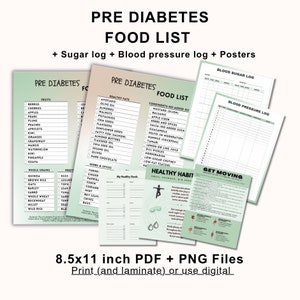 Liste d'aliments pour prédiabète, Tableau d'aliments pour régime prédiabétique, Guide alimentaire faible en sucre, Liste d'aliments faible en sucre, Liste d'aliments faible en sucre, PDF