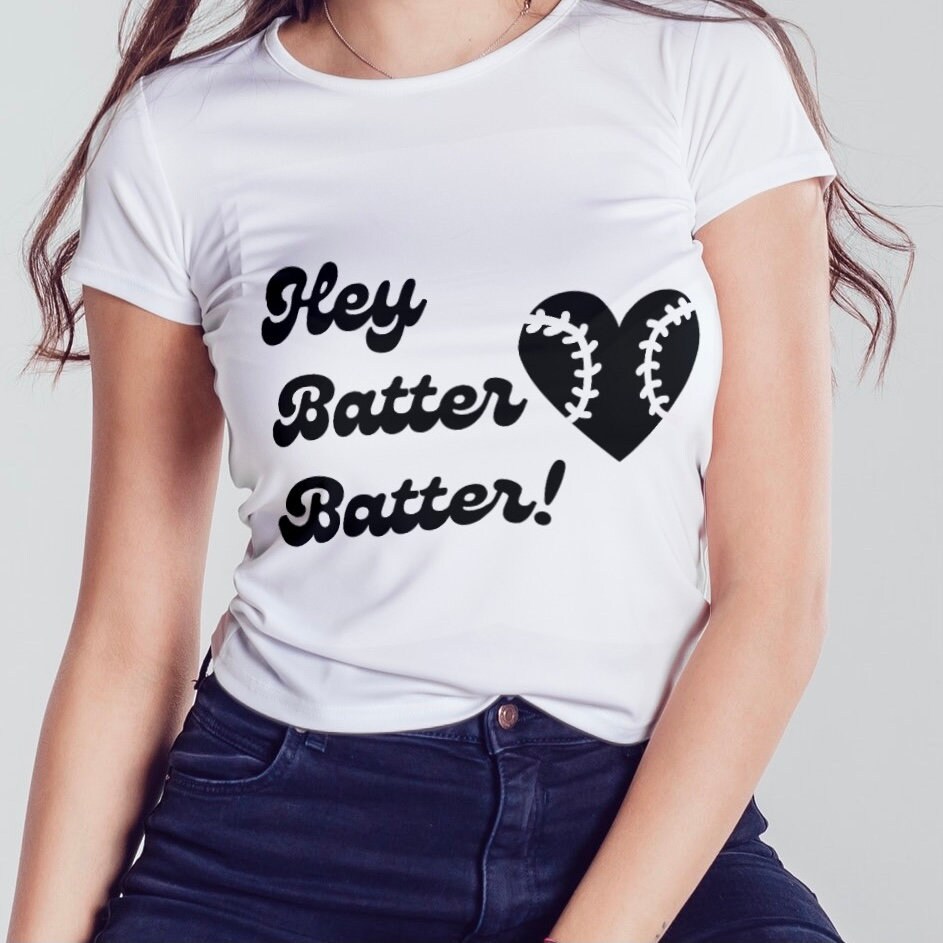 Hey batter batter svg png dxf Svg hey batter Baseball svg Etsy