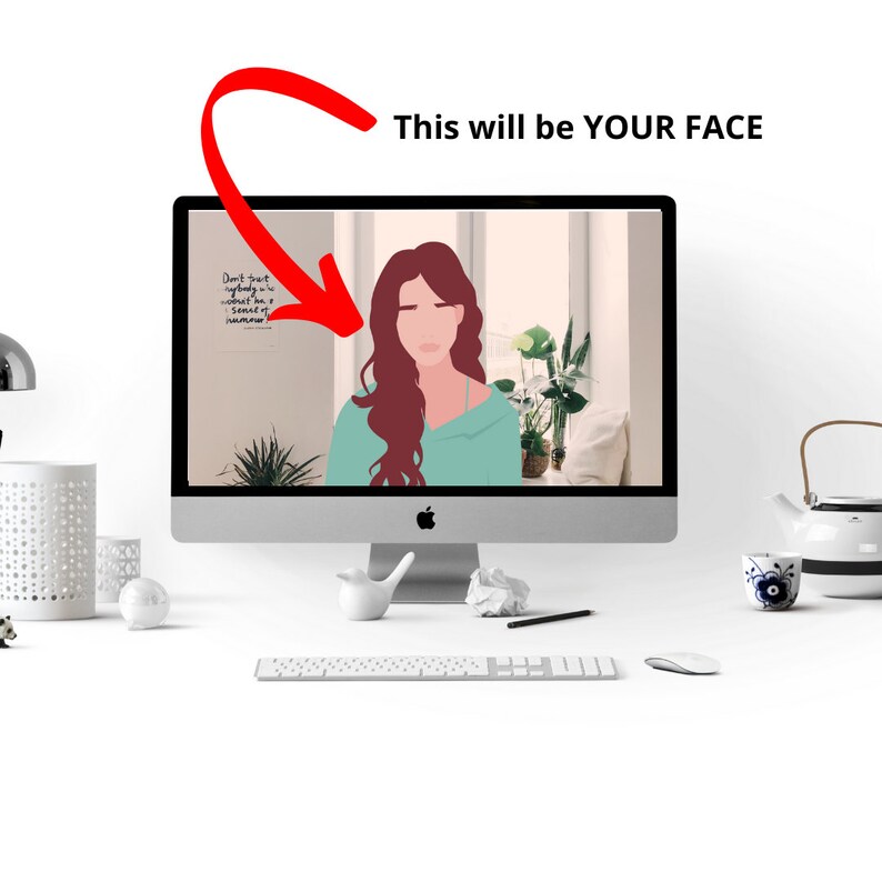 Zoom Background Window Garden Backdrop Virtual Background Etsy Australia