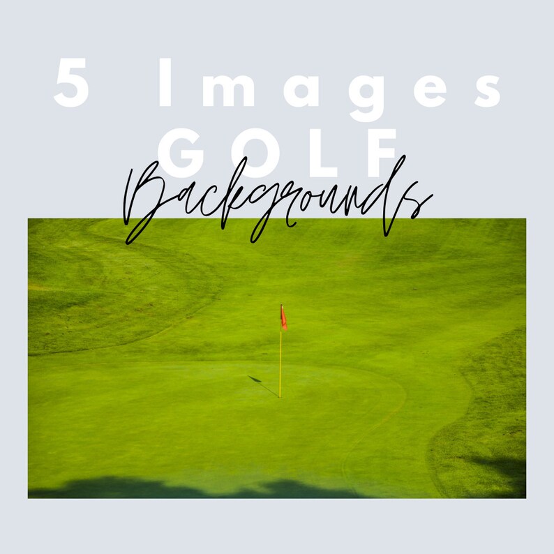 Golf courses Zoom backgrounds Virtual remote meeting Etsy