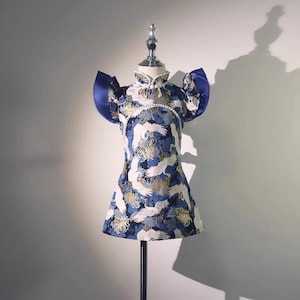 Handgemachtes Mädchen Cheongsam, Kinder Cheongsam, Chinesisch Vintage, Chinesischer Stil Kleid, Prinzessinnen Kleid, Qipao Kleid, Blumenmädchen Kleid