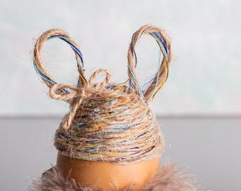 Egg hats, Egg cups, Bunny egg cosies, Egg warmer, Cute egg warmer, Breakfast table decor, Easter table decor, Easter decoration, Easter gift