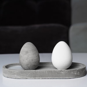 Concrete Egg for DIY decoration for Easter Eggs, Easter table setting, Easter eggs, free standing eggs, Easter table decoration