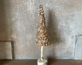 Natural Christmas tree, rustic Christmas tree, eco Christmas tree, fresh Christmas tree, mini Christmas tree, Natural pine cone tree