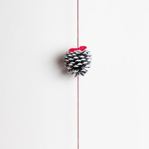 Christmas garland, Pinecone garland, Eco home decoration, Fire place Christmas decor, Christmas wall decor, Christmas tree garland image 3