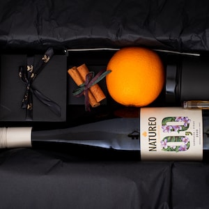 Glühwein &kaarsen maken geschenkdoos, maak je eigen doos, kaarsen maken kit, niet-alcoholische glühwein, Valentijnsdag gepersonaliseerd geschenk