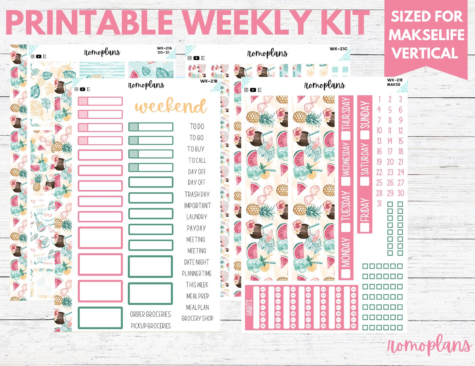 Makselife Printables Printable Templates