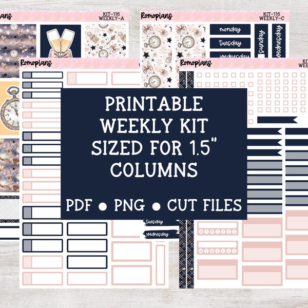 Printable Weekly Kit | KIT 116 | 7x9 Planner | Erin Condren