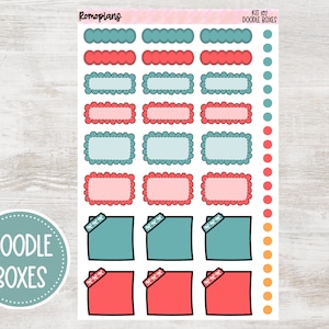 Printable Weekly Planner Kit KIT 102 7x9 Planner Erin - Etsy