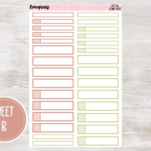 Printable Compact Vertical Planner Kit KIT 105 A5 Planner Erin Condren ...