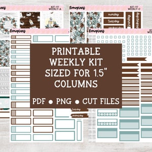 Printable Weekly Kit KIT 117 7x9 Planner Erin Condren - Etsy