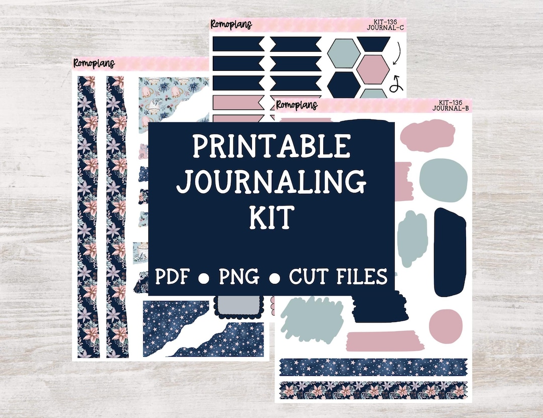 Printable Journaling Kit | KIT 136 | 7x9 - Etsy