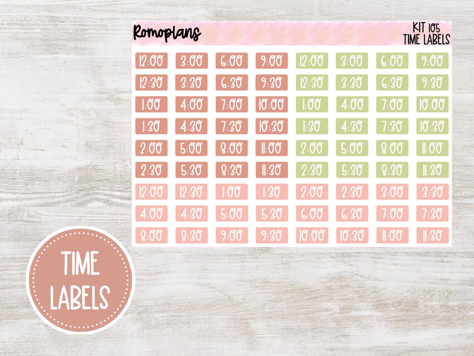Printable Compact Vertical Planner Kit KIT 105 A5 Planner Erin Condren ...