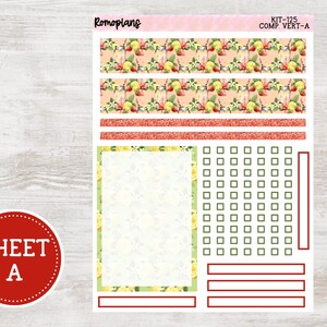 Printable Compact Vertical Planner Kit | KIT 125 | A5 Planner | Erin ...