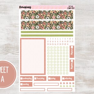 Printable Compact Vertical Planner Kit KIT 105 A5 Planner Erin Condren ...