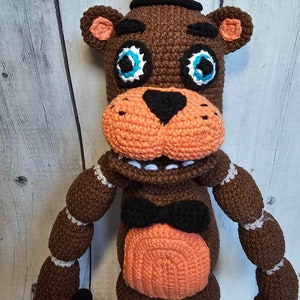 CROCHET PATTERN Freddy Fazbear Etsy