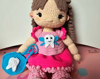 CROCHET PATTERN Tooth Fairy Doll