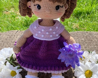 PATRÓN DE CROCHET Muñeca Lily