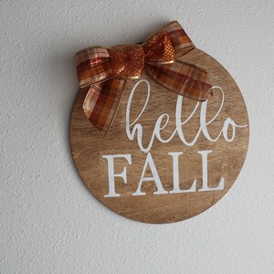 Cartel de bienvenida / Cartel de inicio / Cartel de entrada a la casa / Cartel de otoño / Decoración de la entrada