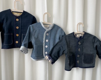 Toddler Lined Denim Coat