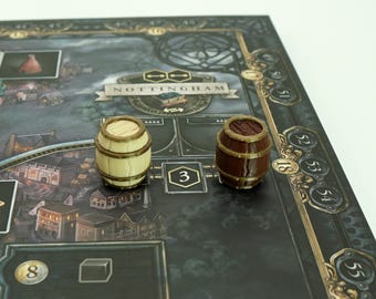 Fûts - jetons 3D améliorés pour Brass Birmingham