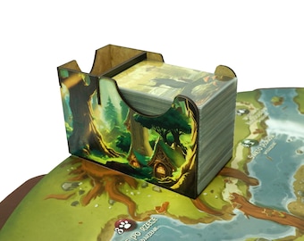 EVERDELL UV-printed deck holder and organizer for cards