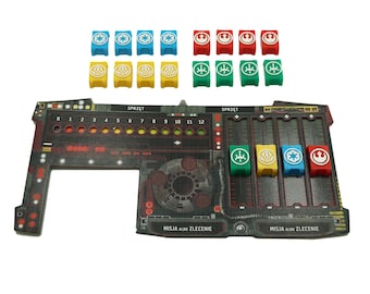 Star Wars Outer Rim Set of 16 Reputation Token Sliders (4 Colors)