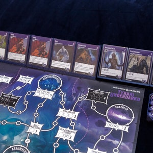 Tyrants of the Underdark – Organizer für Karten. 3x Marktreihen- und VP-Tabletts