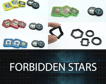 Forbidden Stars Rubber protectors for tokens
