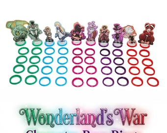 Wonderland's War Character Base Rings – Hero and Wonderlandian Color Overlays [Non Official]