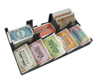 Ticket to Ride organizer for sleeved cards